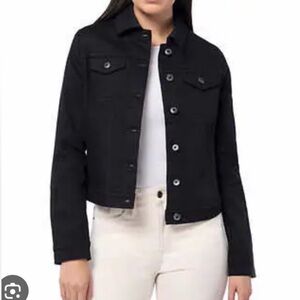 Parasuco Black Denim Jacket Size Large